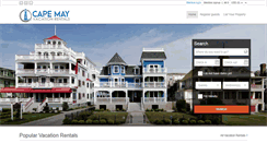 Desktop Screenshot of capemayvacationrentals.com