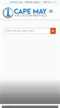 Mobile Screenshot of capemayvacationrentals.com